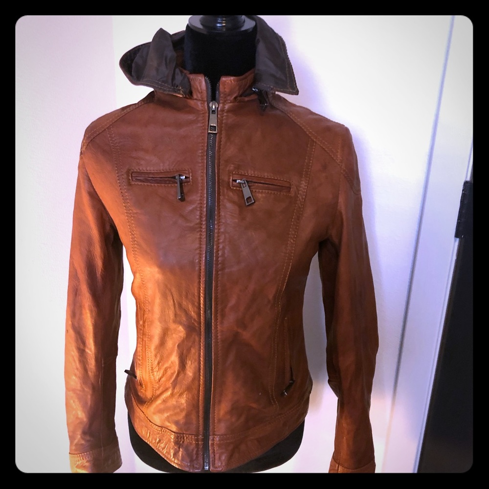 Leather jacket